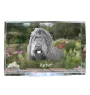 Barbet - cristal avec une photo de chien, photo sous verre, exposition moderne de la marque de photos Art-Dog