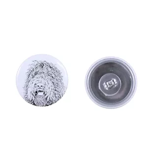 Barbet - boucles d'oreilles uniques avec un chien, votre animal de compagnie sur un porte-clés, marque propre Art-Dog