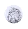Barbet - badge avec votre chien, ajoutez votre propre photo, marque Art-Dog