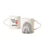 Barbet - tasse avec chien, une tasse adorable avec une anse en forme de cœur, un cadeau universel de la marque Art-Dog
