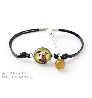 Azawakh, Tuareg Sloughi - bracelet with your photo handmade, unique jewelry from the Art-Dog brand
