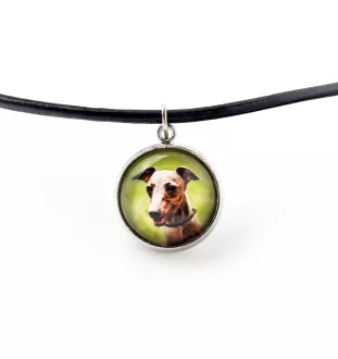 Azawakh - Halskette mit Anhänger mit Ihrem Foto, handgefertigt, handgefertigter Schmuck der Marke Art-Dog