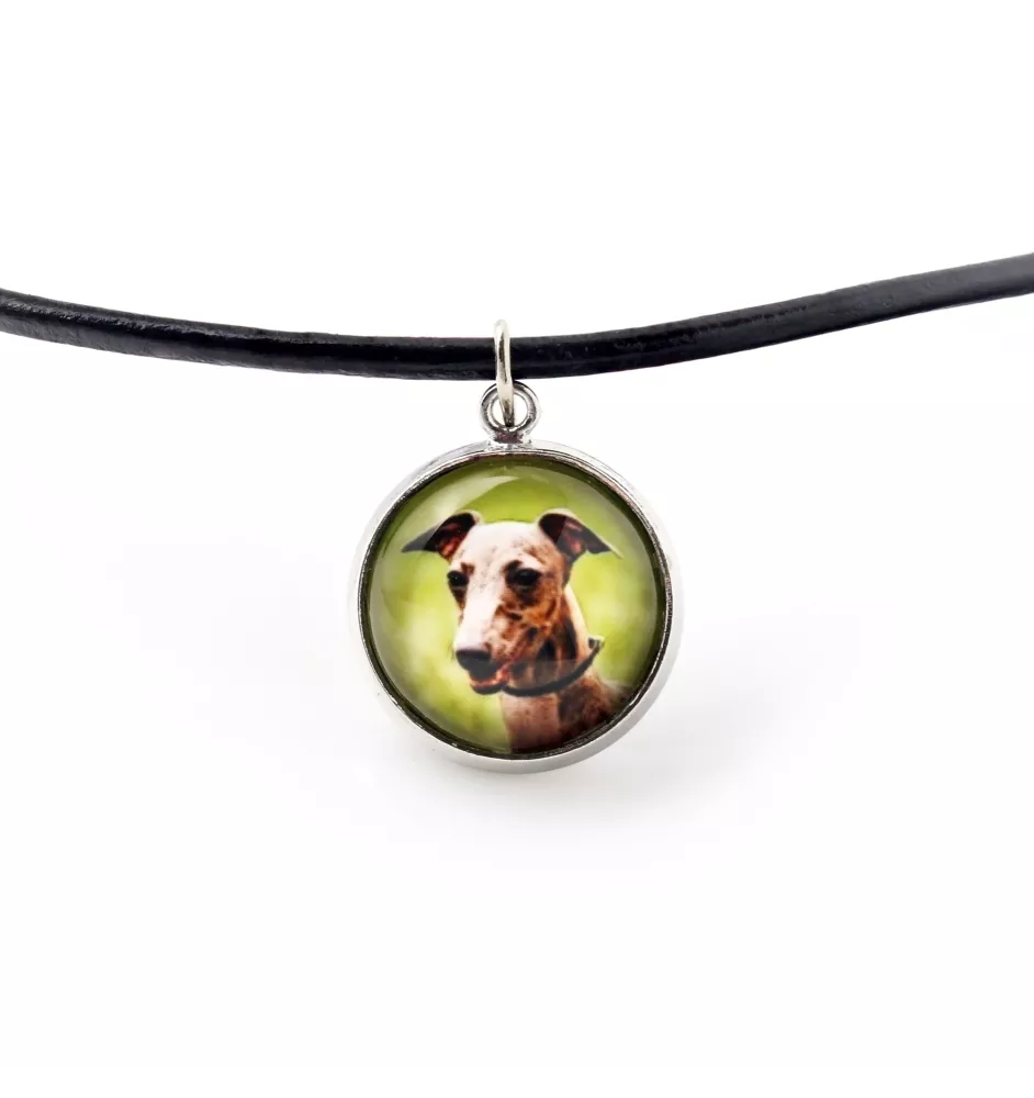 Azawakh - Halskette mit Anhänger mit Ihrem Foto, handgefertigt, handgefertigter Schmuck der Marke Art-Dog