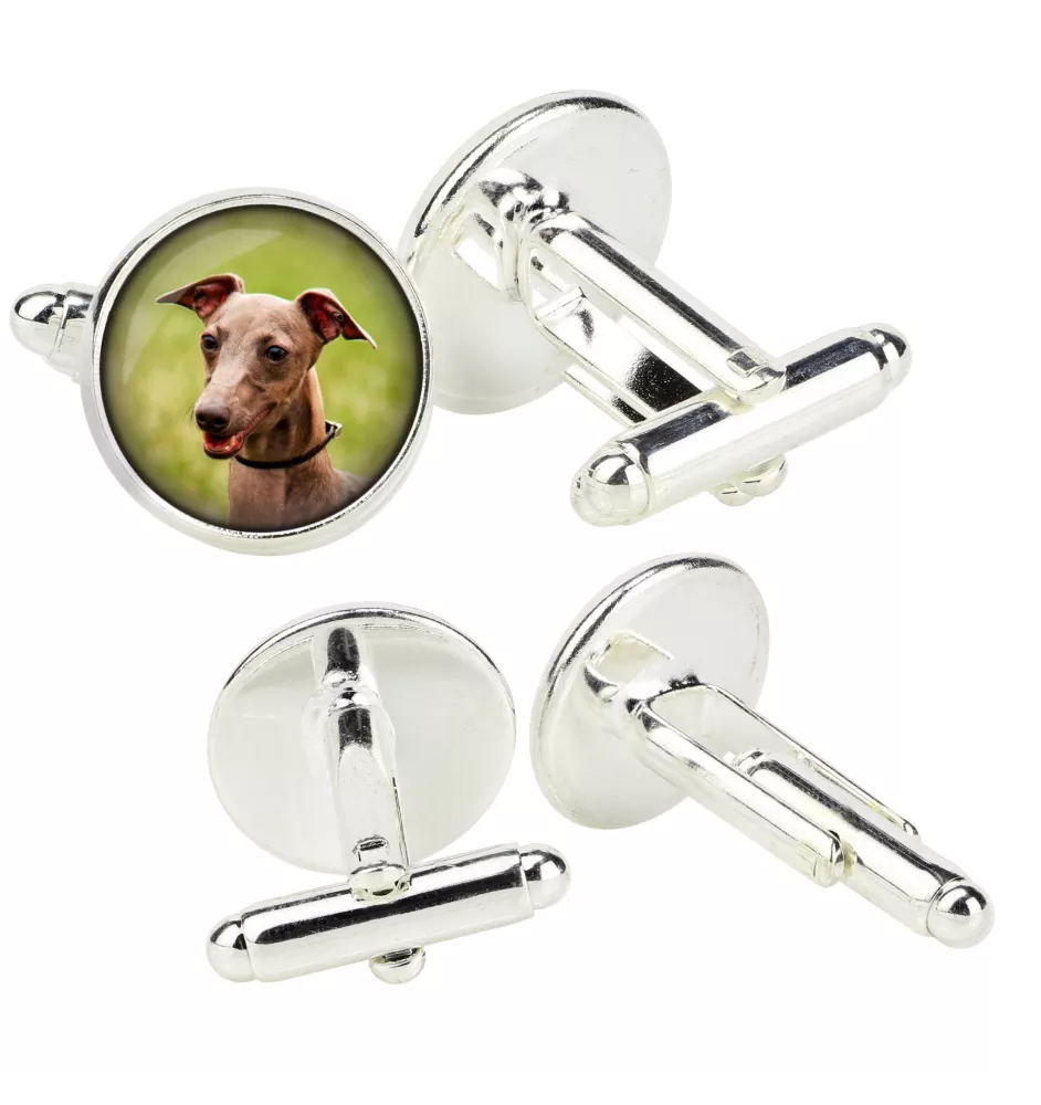 Azawakh, Azawagh - Boutons de manchette dans une boîte, bijoux faits à la main, produit de la marque Art-Dog