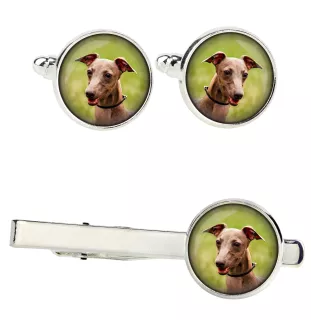 Azawakh Ärmelknöpfe und Krawatte mit Ihrem Foto, Anzugaccessoire, Herrenschmuck der Marke Art-Dog