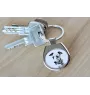 Azawakh, Tuareg Sloughi - keychain with a dog, keychain with a print, personalized pendant from the Art-Dog brand