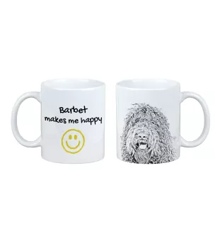 Barbet kubek z psem Makes me happy Art-Dog