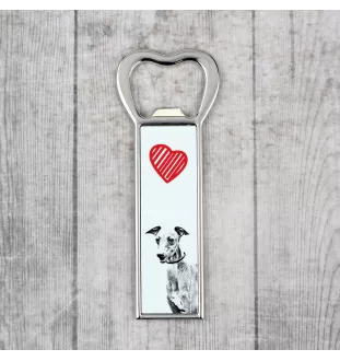 Azawakh - Flaschenöffner mit Hund, personalisierter Flaschenöffner für den Kühlschrank, ein einzigartiges Geschenk für Männer von der Marke Art-Dog