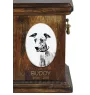 Azawakh, Tuareg Sloughi - commemorative plaque with a photo of a dog, tombstone with a print, personalized oval plaque from the Art-Dog brand