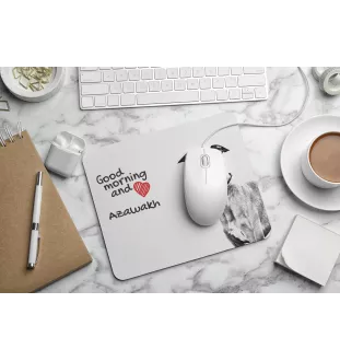 Azawakh, Azawagh - tapis de souris personnalisé avec impression, tapis de souris personnalisé avec chien, accessoire unique pour employé de bureau de la marque Art-Dog