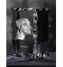 Azawakh - Kristall mit einem Hundebild, Glasstatuette mit einem Bild, einzigartiger Bilderrahmen der Marke Art-Dog