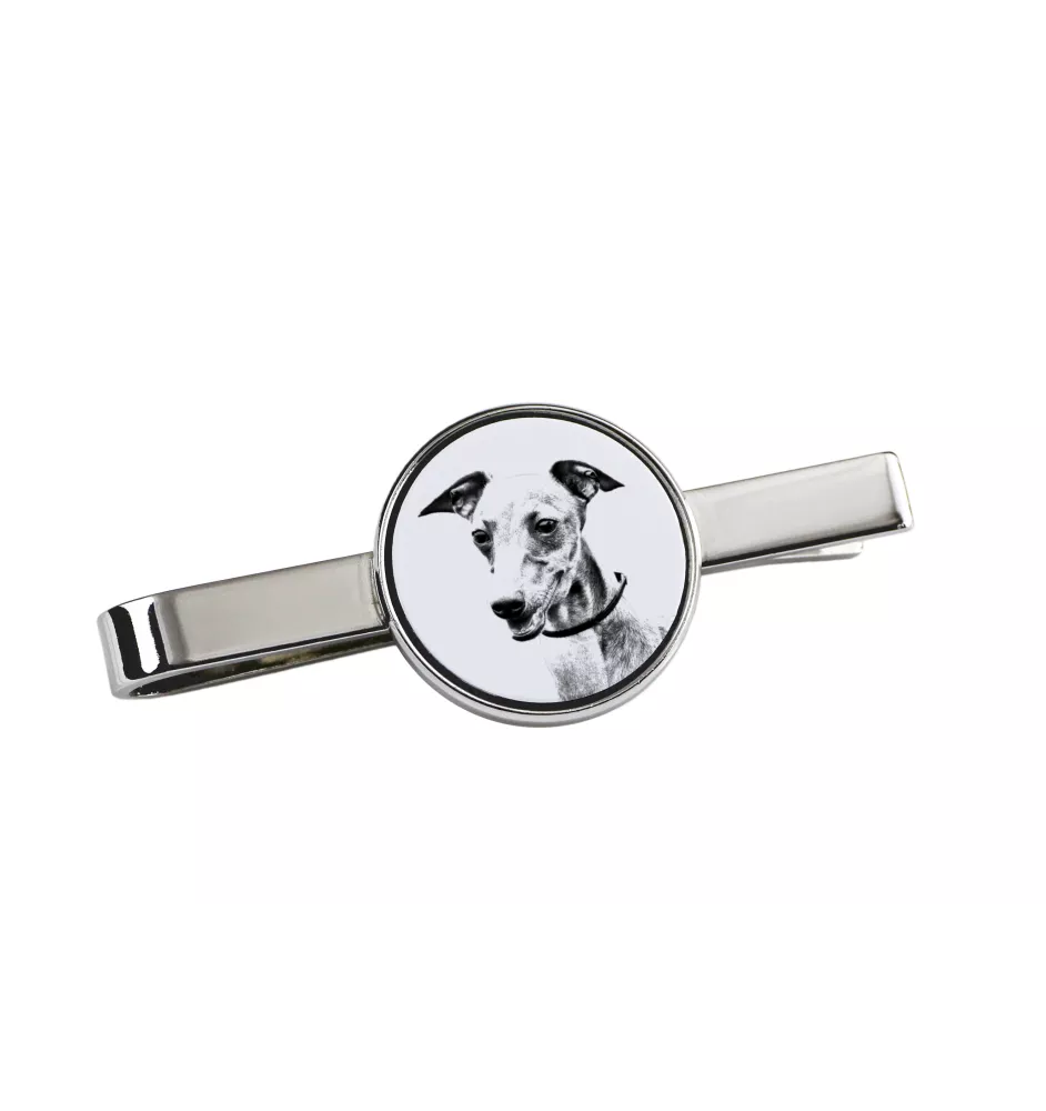 Azawakh, Tuareg Sloughi - tie clip with a dog, personalized tie clip, a unique gift for a man from the Art-Dog brand