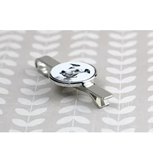 Azawakh, Tuareg Sloughi - tie clip with a dog, personalized tie clip, a unique gift for a man from the Art-Dog brand