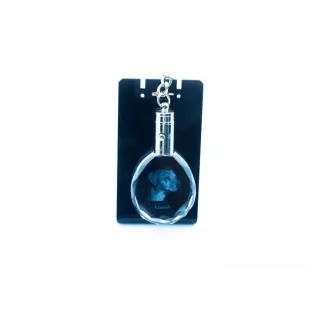 Azawakh, Azawagh - pendentif avec une photo de chien, porte-clés en cristal dans une boîte cadeau, un cadeau unique par Art-Dog