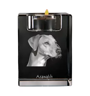 Chart afrykański świecznik kryształowy z psem Art-Dog