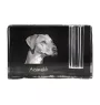 Azawakh, Azawagh - Porte-stylos, organiseur en cristal avec photo de chien, décoration de bureau unique par la marque Art-Dog