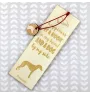 Azawakh, Azawagh - marque-page pour livre avec chien, marque-page personnalisé, accessoire canin pour les lecteurs de la marque Art-Dog