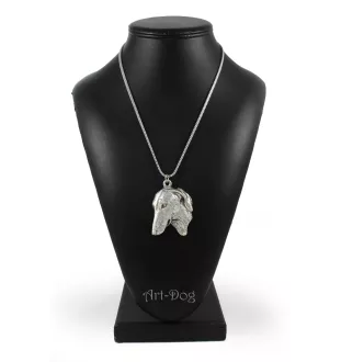 Azawakh II - Halskette mit Hund, Hundeanhänger an einer silbernen Kette, einzigartiger Schmuck der Marke Art-Dog