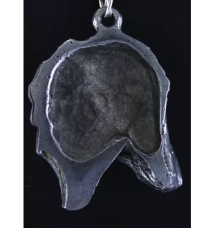 Azawakh II - Halskette mit Hund, Hundeanhänger an einer silbernen Kette, einzigartiger Schmuck der Marke Art-Dog