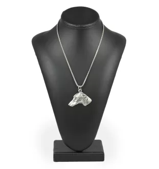 Azawakh - Halskette mit Hund, Hundeanhänger an einer silbernen Kette, einzigartiger Schmuck der Marke Art-Dog