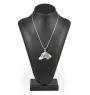 Azawakh, Azawagh - un collier avec un chien, un pendentif de chien sur une chaîne en argent, un bijou unique de la marque Art-Dog