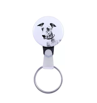 Azawakh, Azawagh - porte-clés avec l'image d'un chien, pendentif avec la propre graphique de la marque Art-Dog