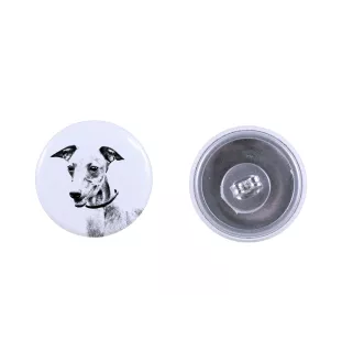 Chart afrykański kolczyki z psem mały Art-Dog