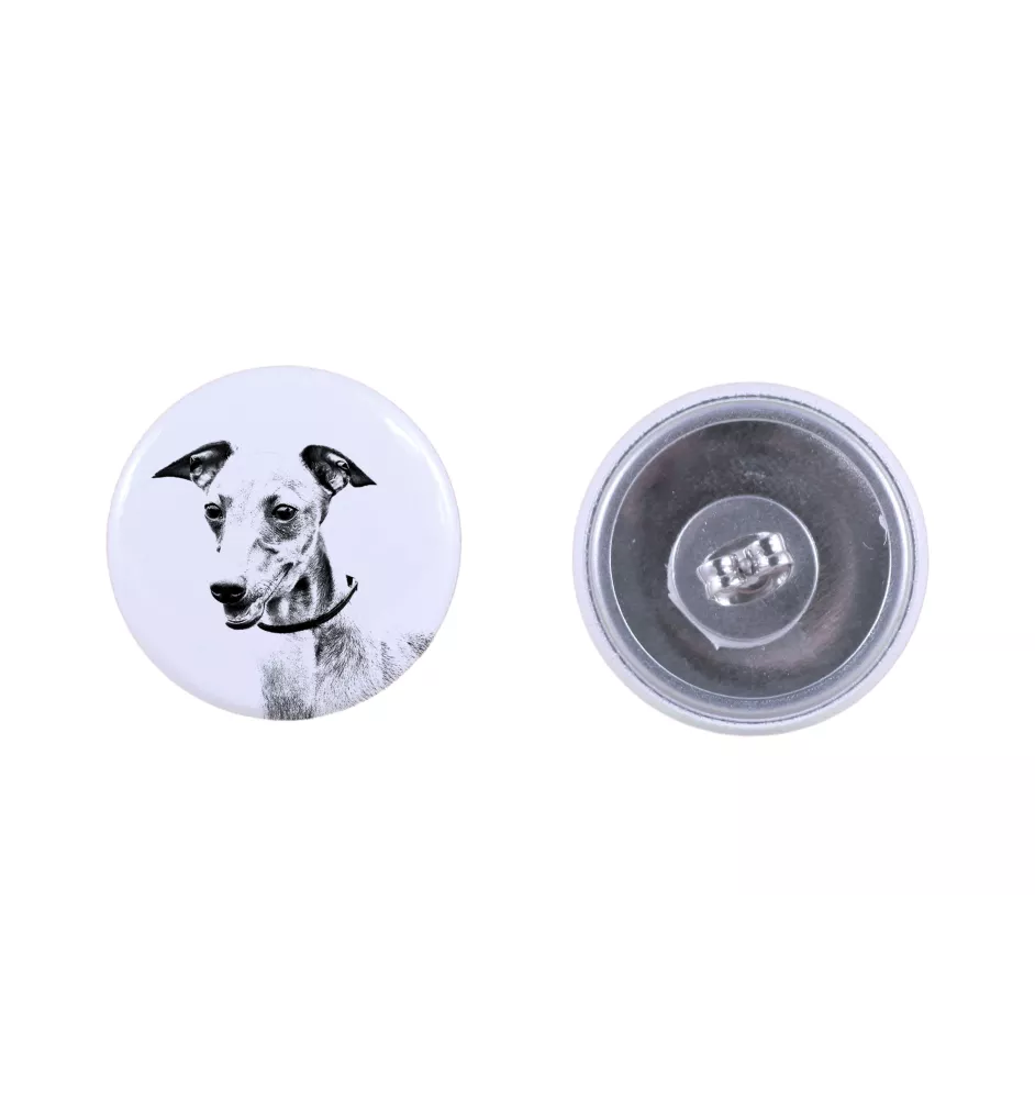 Chart afrykański kolczyki z psem mały Art-Dog