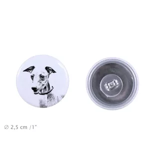 Chart afrykański kolczyki z psem mały Art-Dog