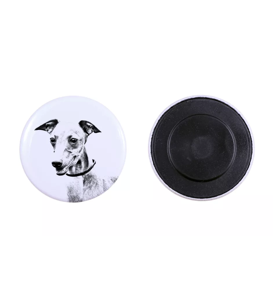 Azawakh, Azawagh - aimant avec un œil de chien, exceptionnellement léger, aimant puissant, produit fabriqué à la main par la marque Art-Dog