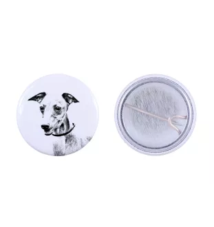 Azawakh, Azawagh - badge avec votre chien, ajoutez votre propre photo, marque Art-Dog