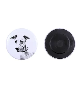 Azawakh, Tuareg Sloughi - magnet with a dog's pupil, exceptionally light, strong magnet, handmade product by the Art-Dog brand
