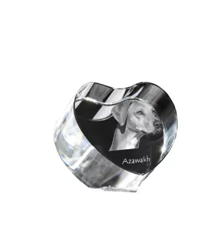 Chart afrykański serce kryształowe z psem Art-Dog