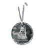 Owczarek baskijski medal kryształowy z psem Art-Dog
