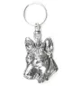 Basenji, Terrier Nyam-Nyam, Terrier du Congo - Pendentif argenté avec un chien dans une boîte décorative, décoration de sac à main, pendentif de sac à dos par la marque Art-Dog