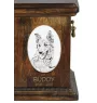 Berger basque - une plaque commémorative avec une photo de chien, une plaque funéraire avec une impression, une plaque ovale personnalisée de la marque Art-Dog