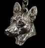 Basenji, African bush dog, Congo dog - Dog necklace in gift box, silver-plated locket for dog fan, striking pendant by Art-Dog brand