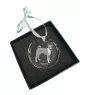 Basenji, African bush dog, Congo dog - crystal bauble with a photo, dog photo in crystal, personalized Christmas tree ornament by Art-Dog brand
