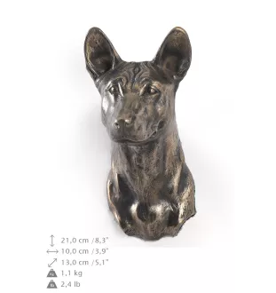 Basenji, Kongo-Terrier - Hundestatue, hängende Büste, einzigartige Dekoration für Hundeliebhaber der Marke Art-Dog