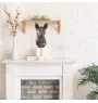 Basenji, African bush dog, Congo dog - Dog statue, hanging bust, unique decoration for dog lover by Art-Dog brand