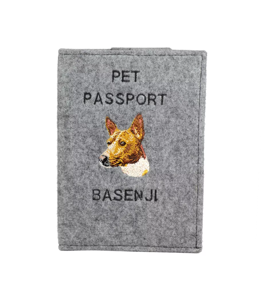 Basenji etui na paszport Art-Dog