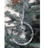 Basset Fauve de Bretagne - boule de Noël en cristal avec une photo, photo de chien dans le cristal, décoration personnalisée pour sapin de Noël de la marque Art-Dog
