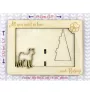 Basenji, African bush dog, Congo dog - Photo frame, engraved wooden frame, a lovely gadget for the dog lover by Art-Dog