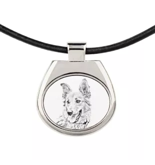 Basque Shepherd Dog, Basque Sheepdog - dog necklace, personalized pendant with a photo, unique necklace for women and men by Art-Dog brand