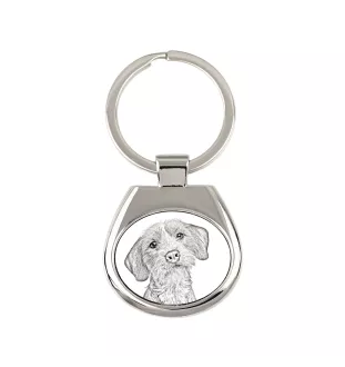 Basset Fauve de Bretagne - porte-clés avec chien, porte-clés imprimé, breloque personnalisée de la marque Art-Dog