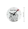 Berger basque - horloge murale avec chien, horloge de table avec impression, décoration personnalisée de la maison de la marque Art-Dog