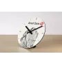 Berger basque - horloge murale avec chien, horloge de table avec impression, décoration personnalisée de la maison de la marque Art-Dog