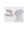 Basset Fauve de Bretagne, Fawn Brittany Basset - mouse pad with print, personalized dog-themed mouse pad, unique gadget for an office worker by Art-Dog brand