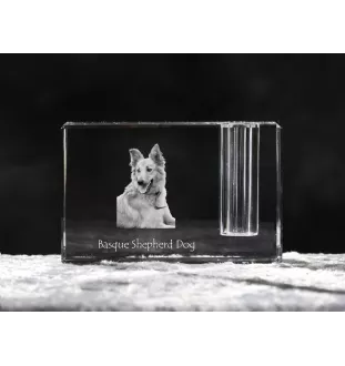 Owczarek baskijski penholder kryształowy z psem Art-Dog