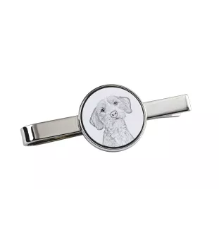 Basset Fauve de Bretagne - Krawattenklammer mit Hund, personalisierter Krawattenclip, einzigartiges Geschenk für Männer von der Marke Art-Dog
